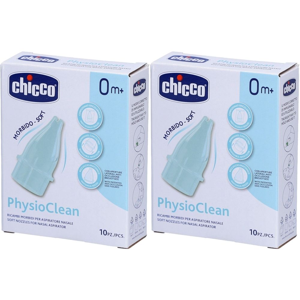 Chicco Recharges Aspirateur Nasal Soft&Easy Physioclean 0m +