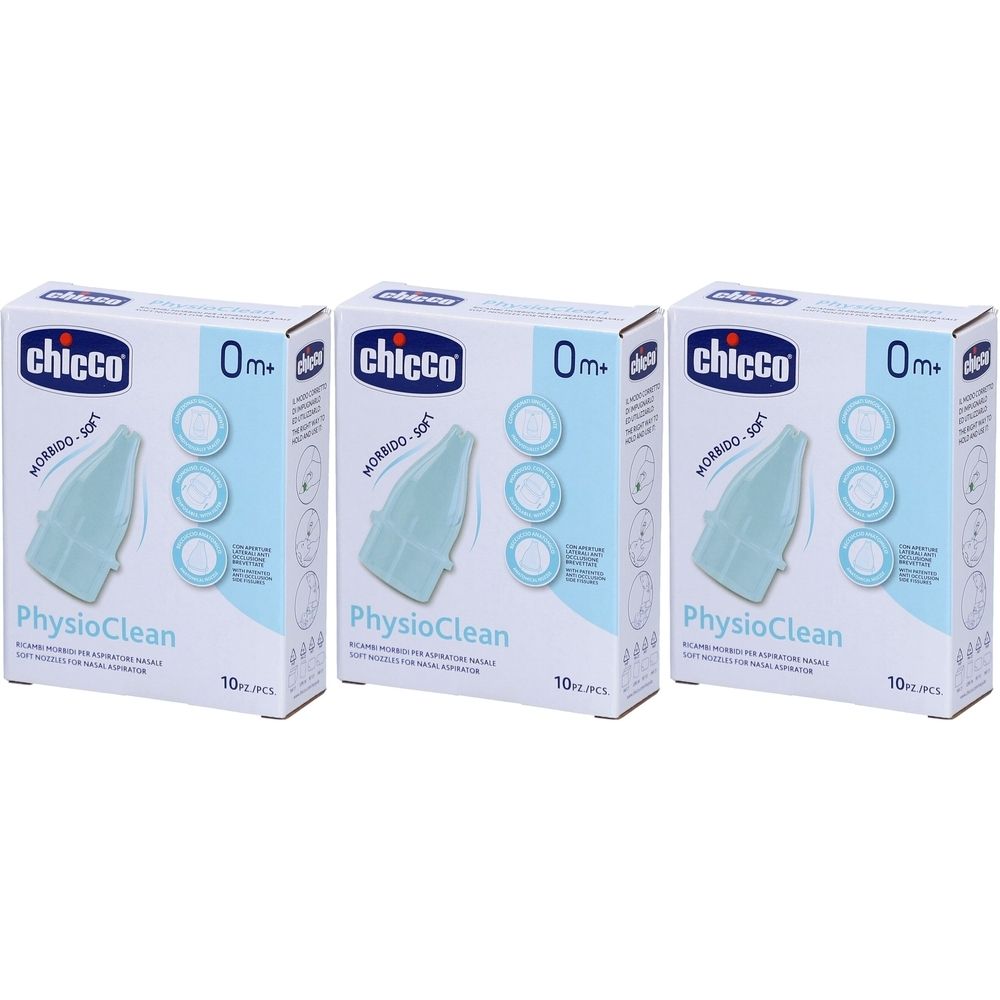 Chicco Recharges Aspirateur Nasal Soft&Easy Physioclean 0m +