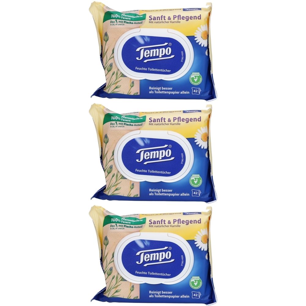 Tempo Feuchtes Toilettenpapier Sanft & Pflegend