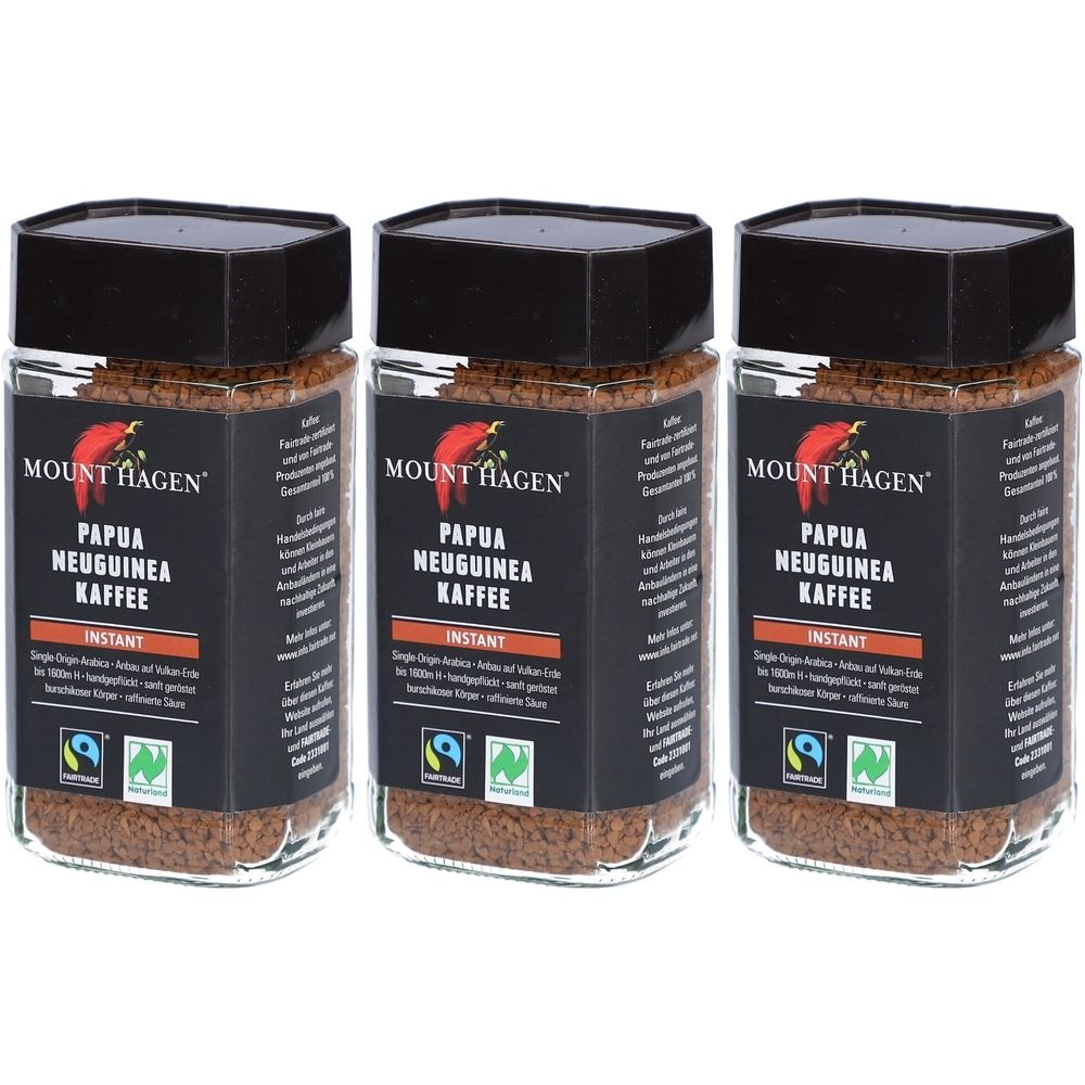 Mount Hagen Instant Kaffee Papua Neuguinea bio