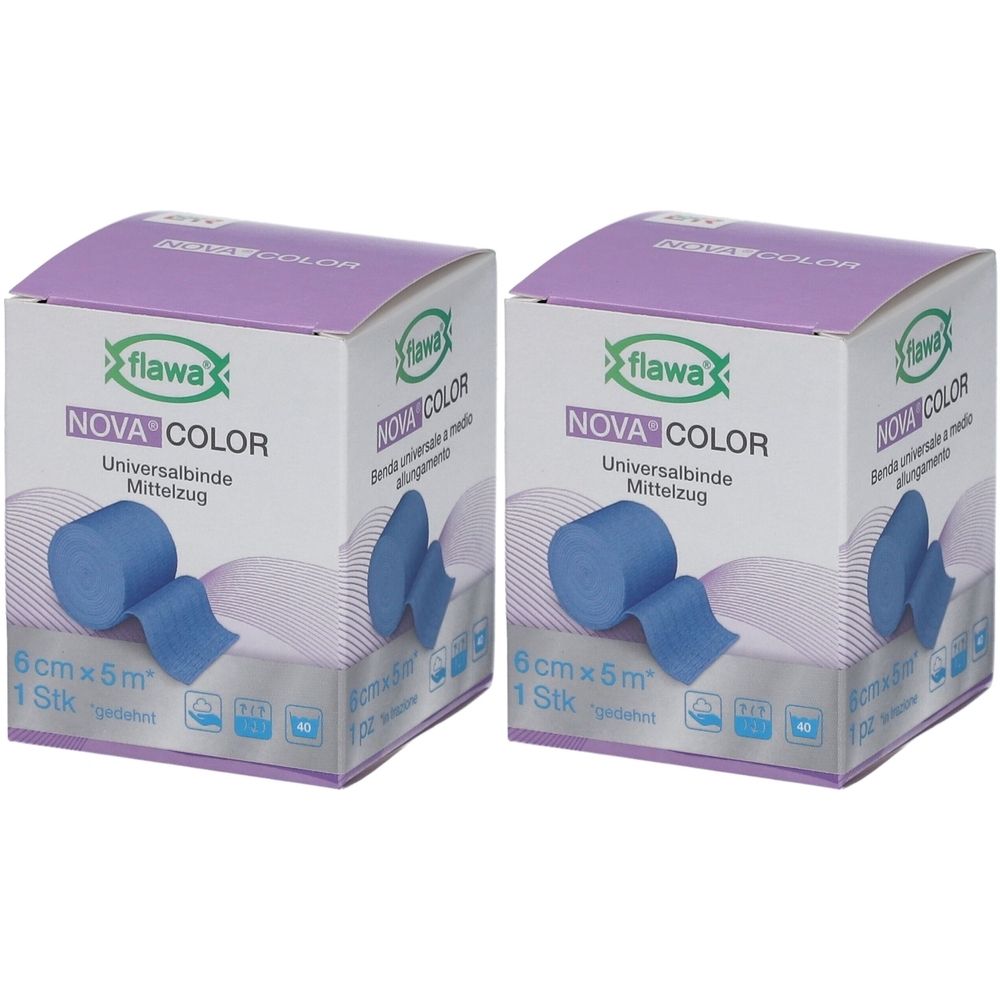flawa Nova Color blau 6 cm x 5 m
