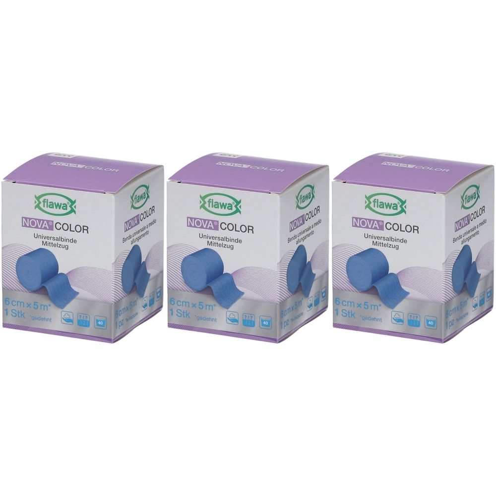 flawa Nova Color blau 6 cm x 5 m