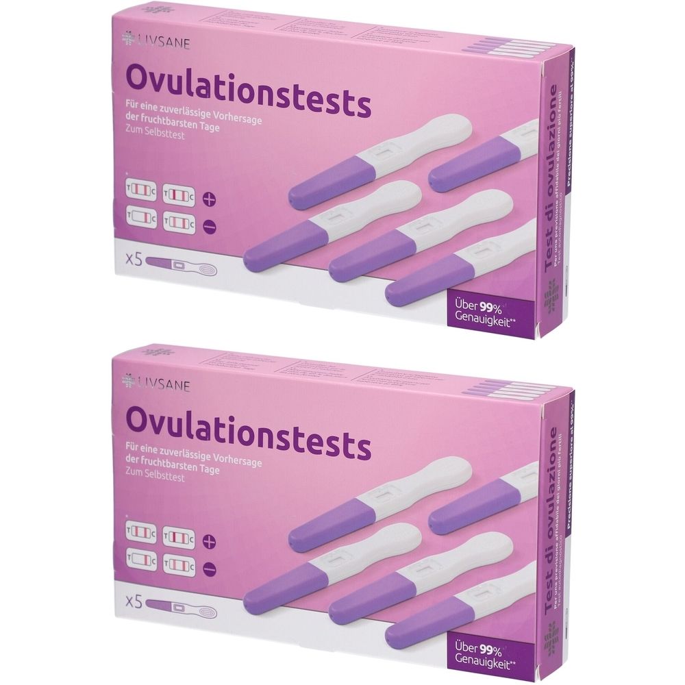 Livsane® Ovulationstest zur Bestimmung fruchtbarer Tage