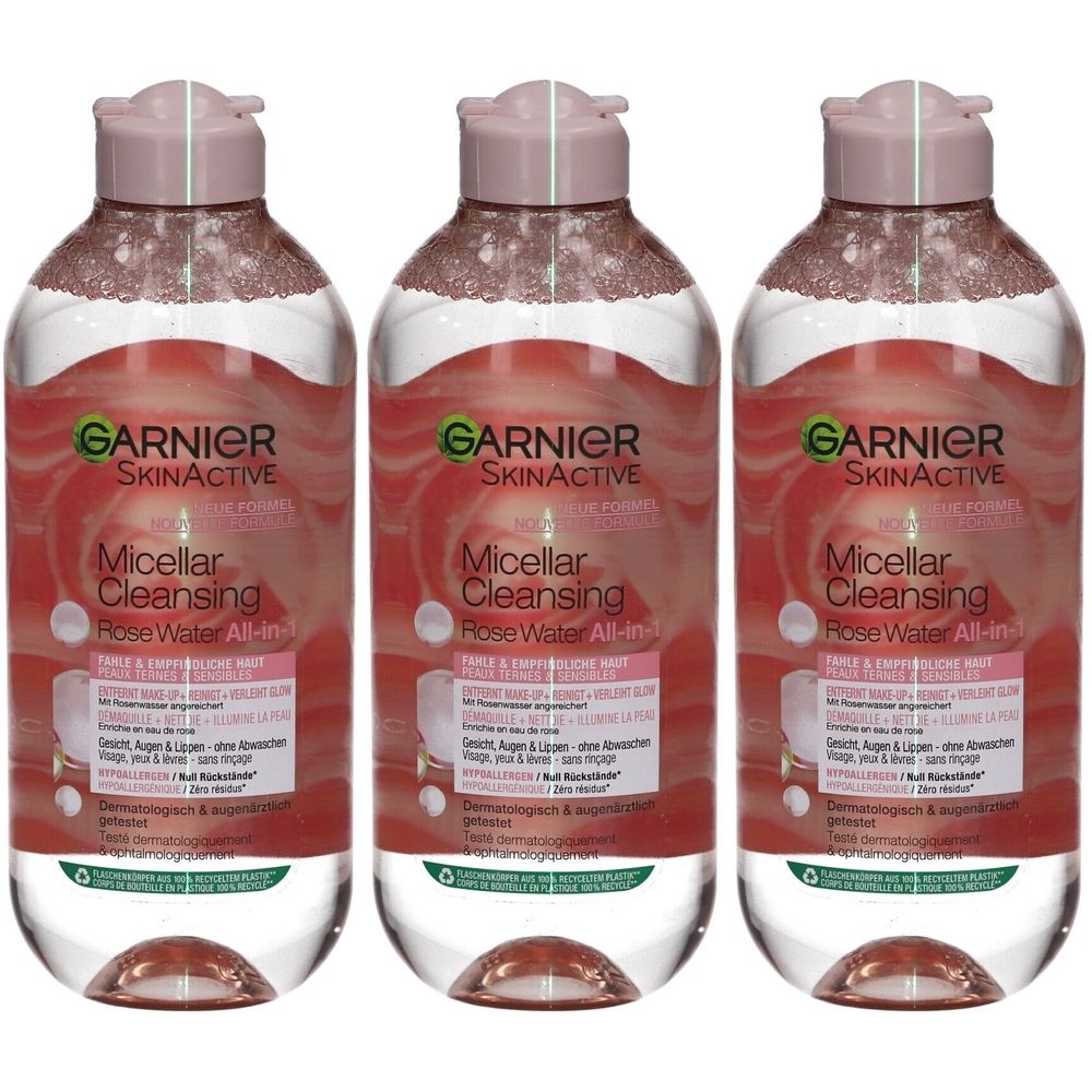 Garnier Mizellares Reinigungswasser mit Rosenwasser
