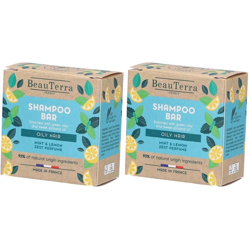 BeauTerra Festes Shampoo - Fettiges Haar