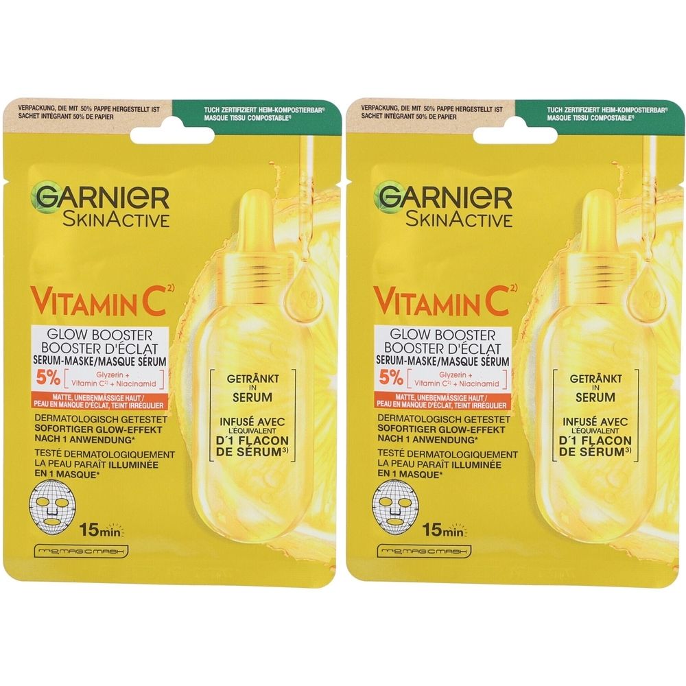 Garnier Masque Tissu Serum Vitamine C