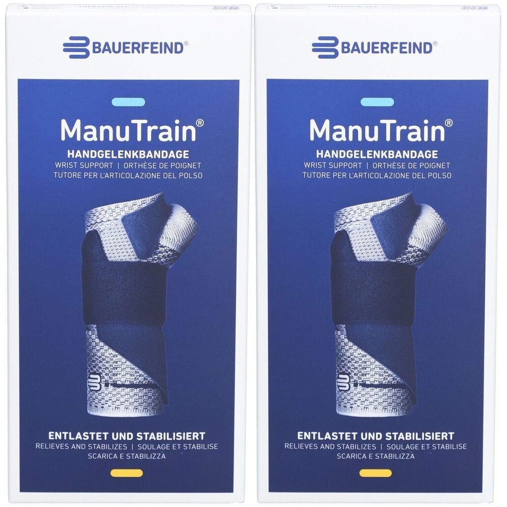 Manutrain Handgelenkorthese Größe 4 links Titan