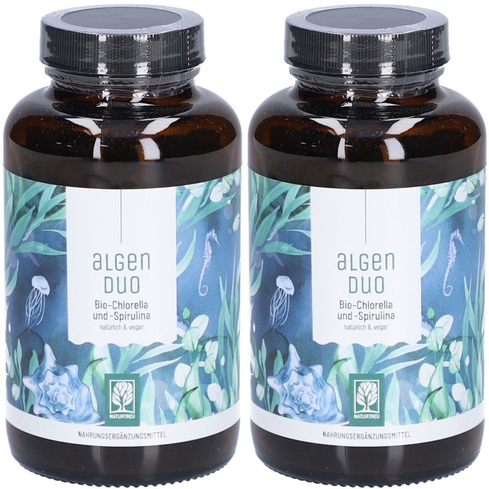 Naturtreu Algues Duo Spiruline & Chlorella bio