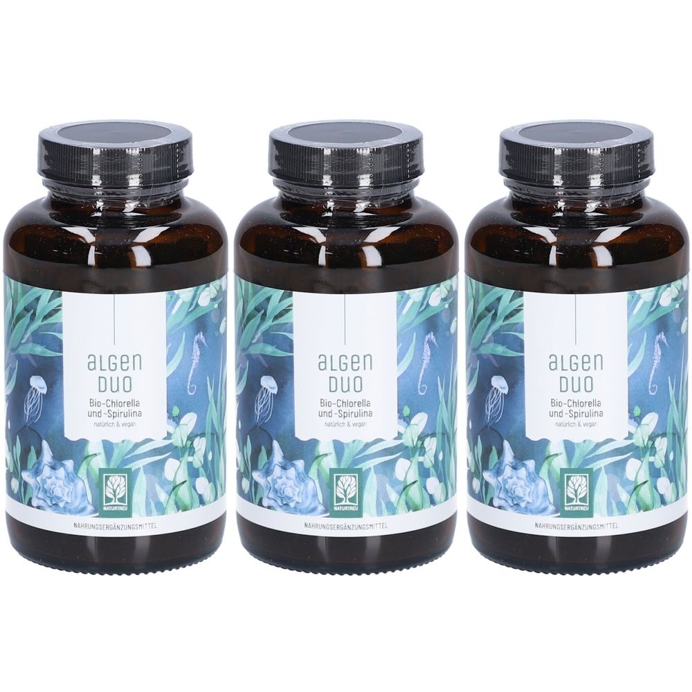 Naturtreu Algues Duo Spiruline & Chlorella bio
