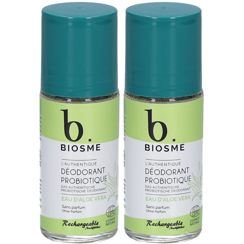 Biosme Probiotisches Deodorant Aloe Vera Wasser Roll-on Ohne Parfum