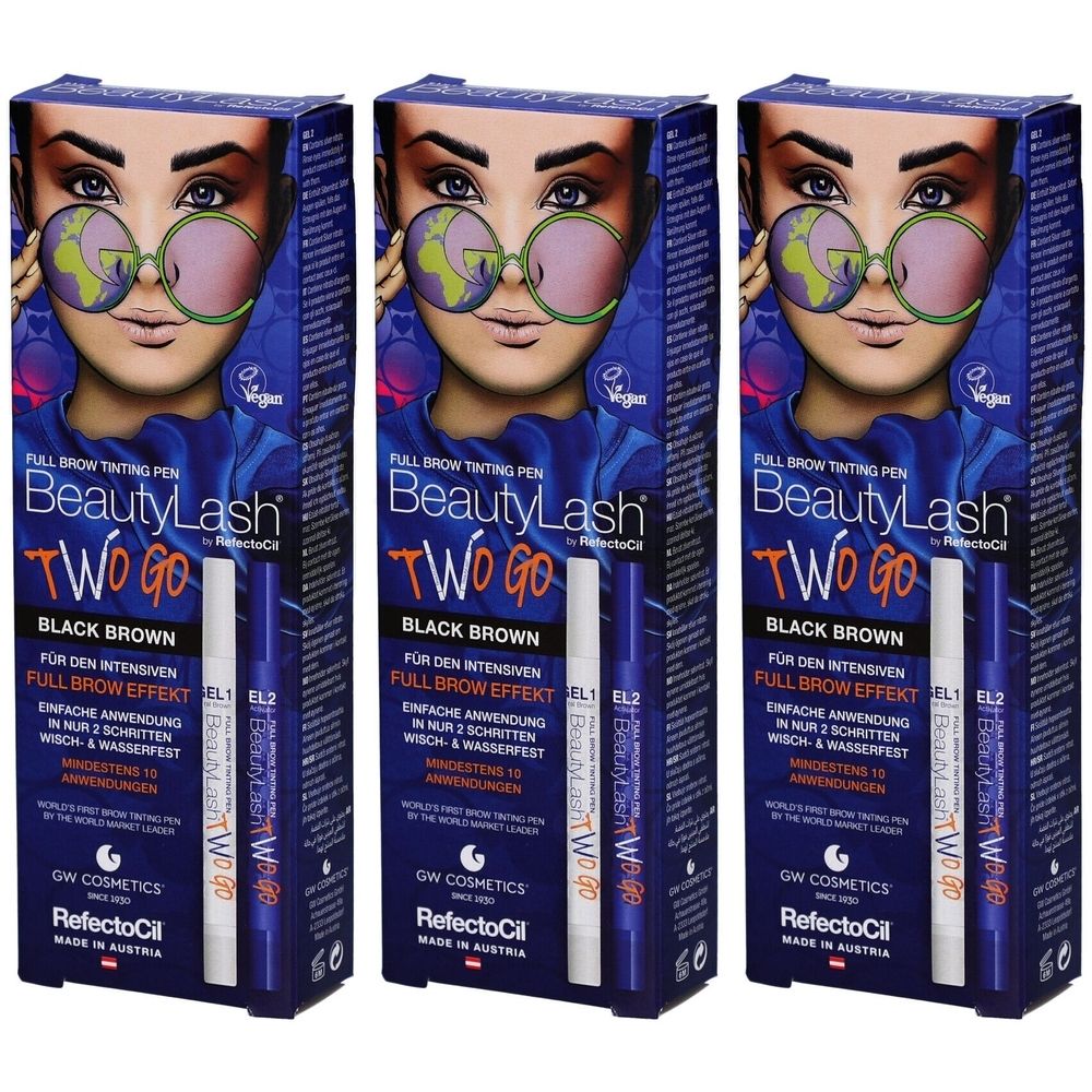 RefectoCil BeautyLash TWO GO Färbstife Black Brown