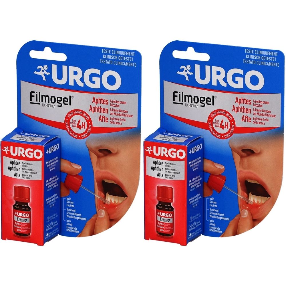 Urgo® Filmogel gegen Aphten & kleine Wunden der Mundschleimhaut