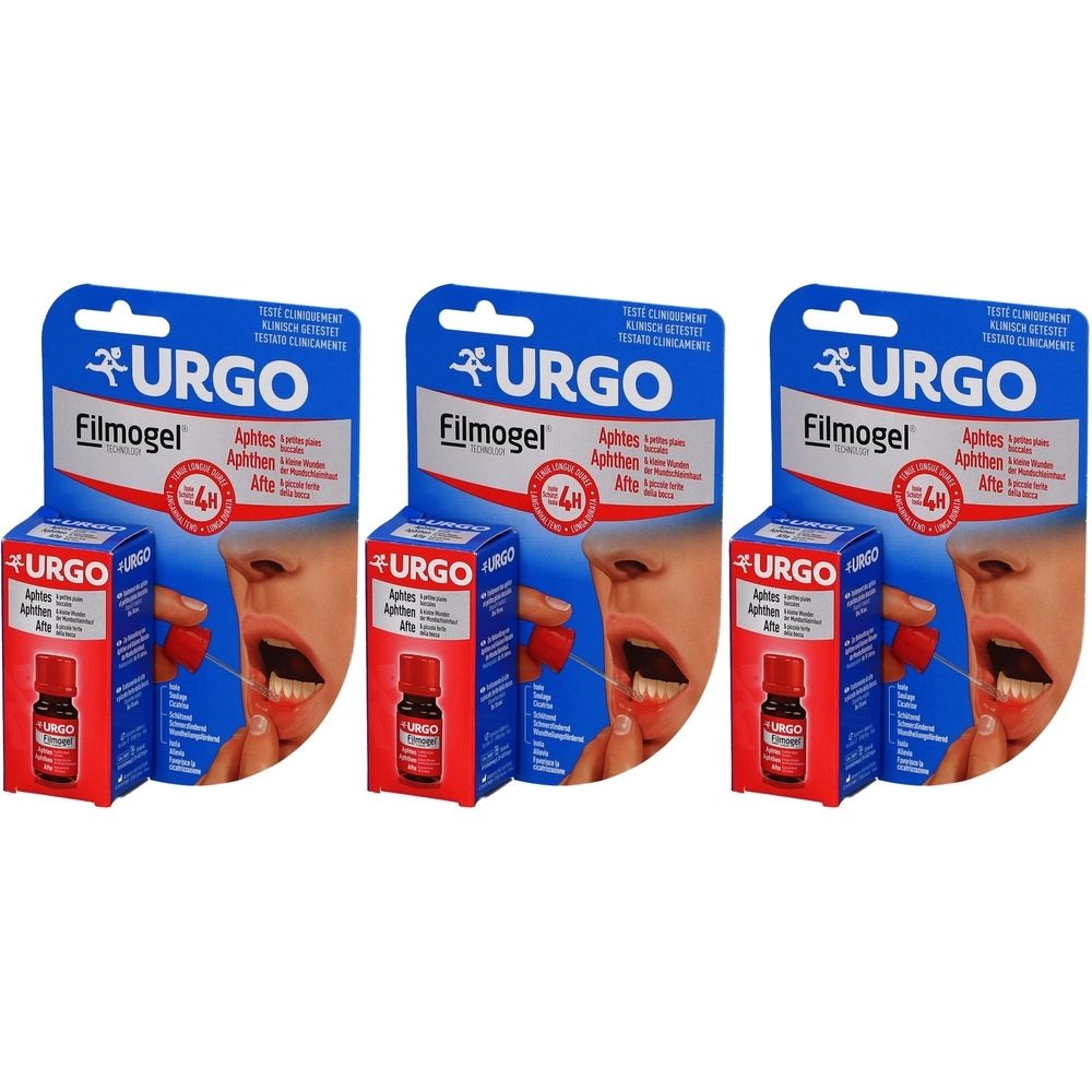 Urgo® Filmogel gegen Aphten & kleine Wunden der Mundschleimhaut