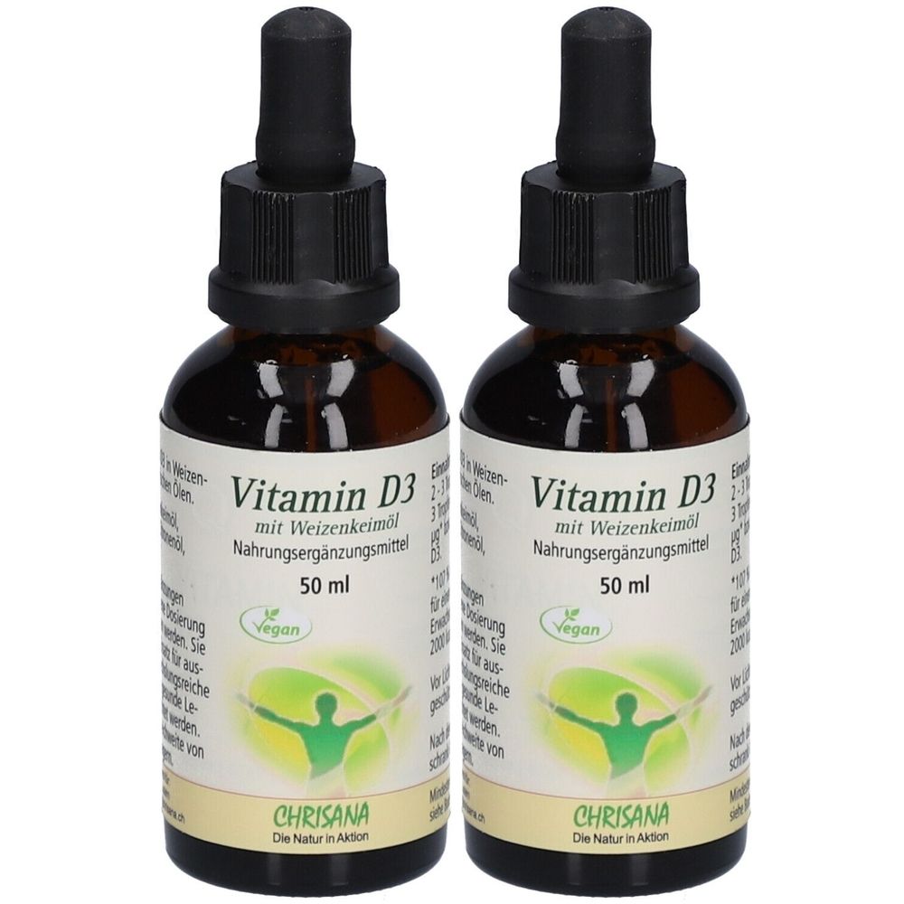 Chrisana Vitamin D3 Vegan mit Weizenkeimöl