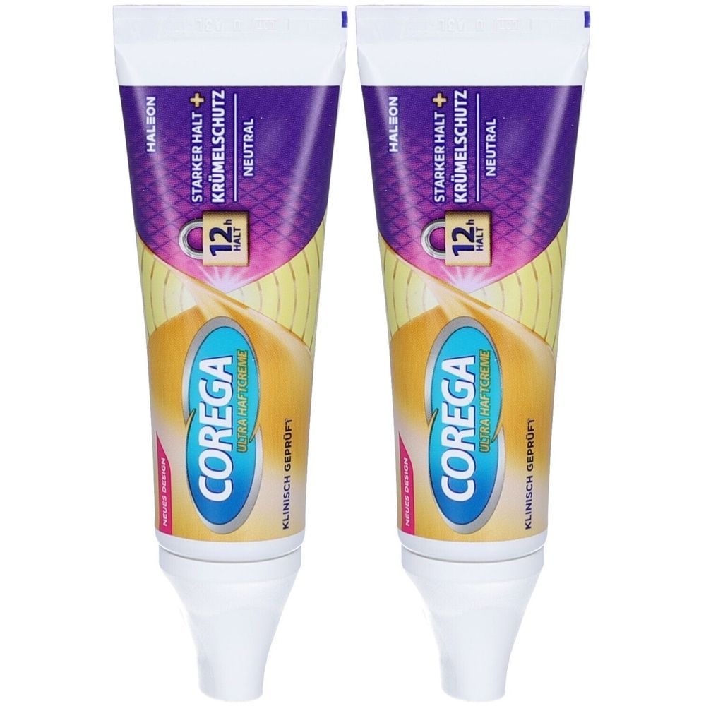 Corega Neutrale Haftcreme Starker Halt + Anti-Partikelmittel