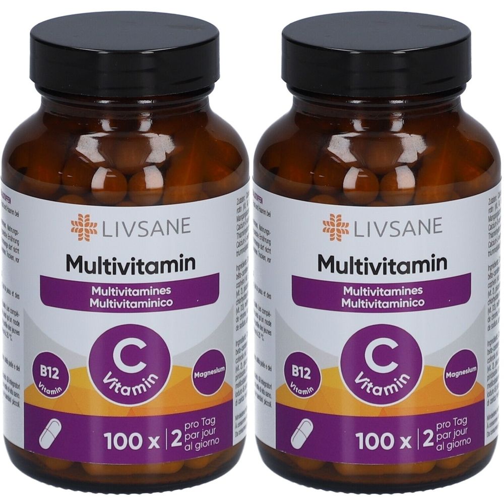 Livsane Multivitamin - Vitamin C, B12 & Magnesium