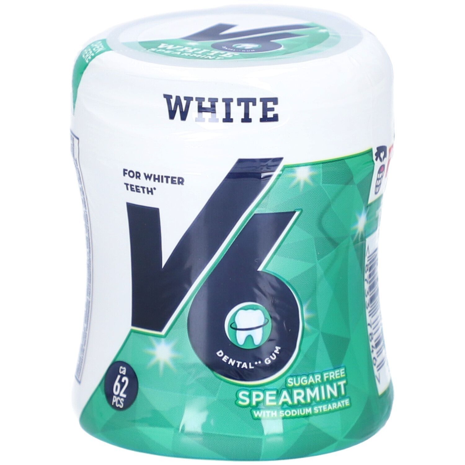 V6 White Kaugummi Spearmint