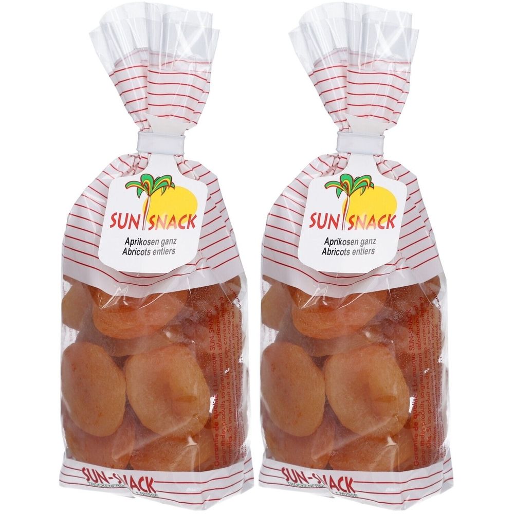 Sun Snack Aprikosen ganz – getrocknet & geschwefelt