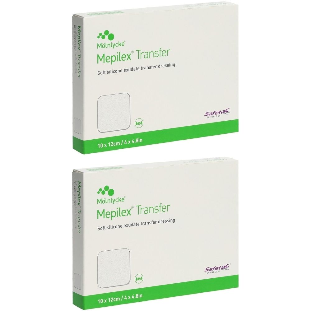 Mölnlycke Mepilex Transfer Wundauflage 10x12cm Silikon