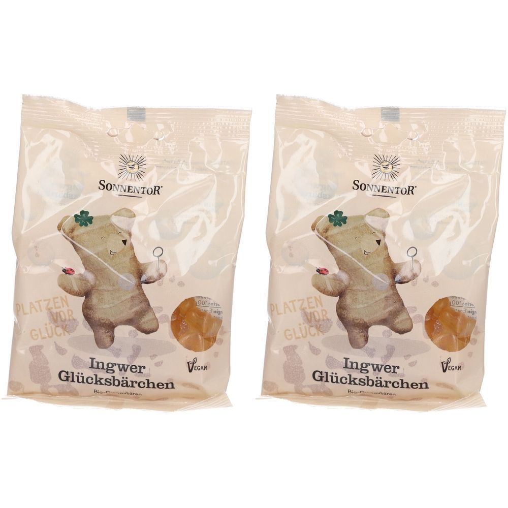 Sonnentor Bio-Ingwer-Bärchen - Vegane Bonbons