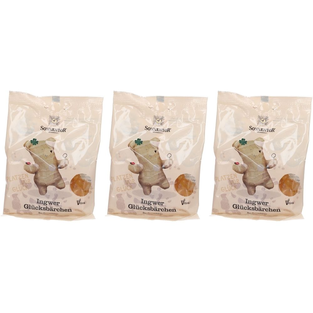Sonnentor Bio-Ingwer-Bärchen - Vegane Bonbons