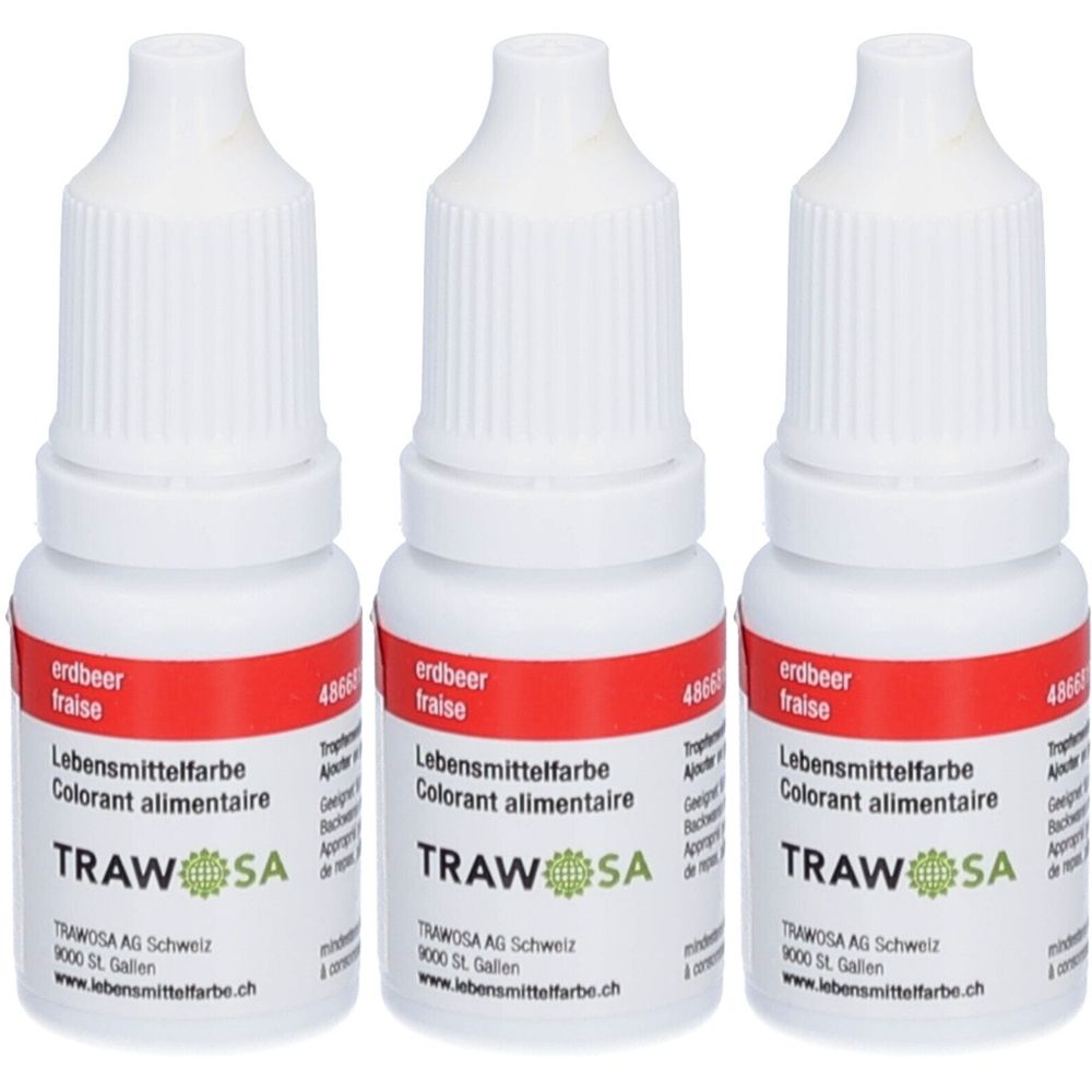 Trawosa Lebensmittelfarbstoff erdbeer