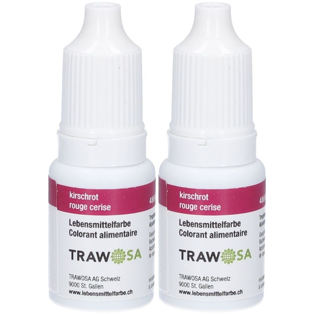 Trawosa Lebensmittelfarbstoff kirschrot