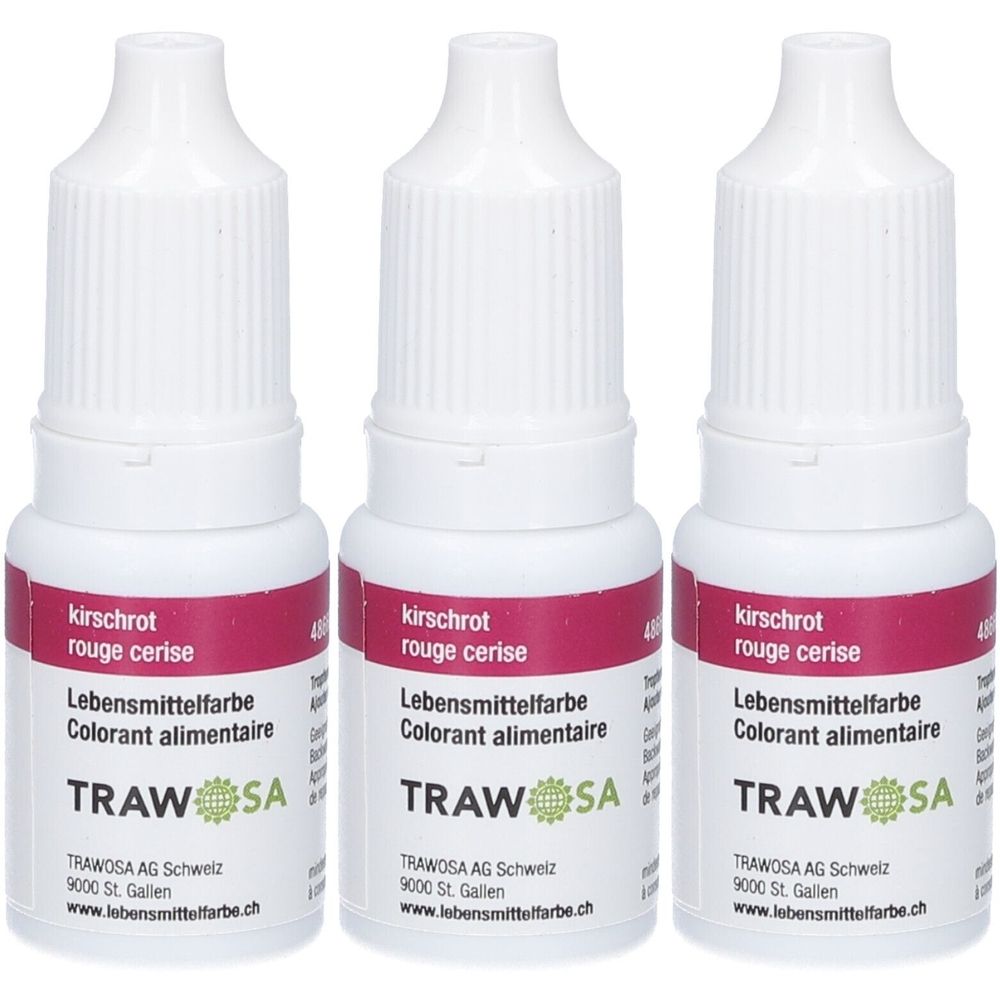 Trawosa Lebensmittelfarbstoff kirschrot