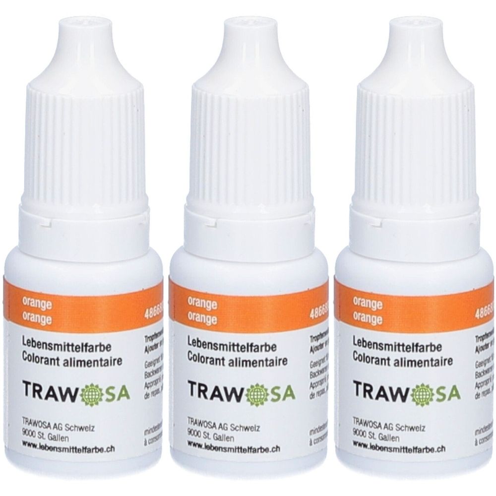 Trawosa Lebensmittelfarbstoff orange