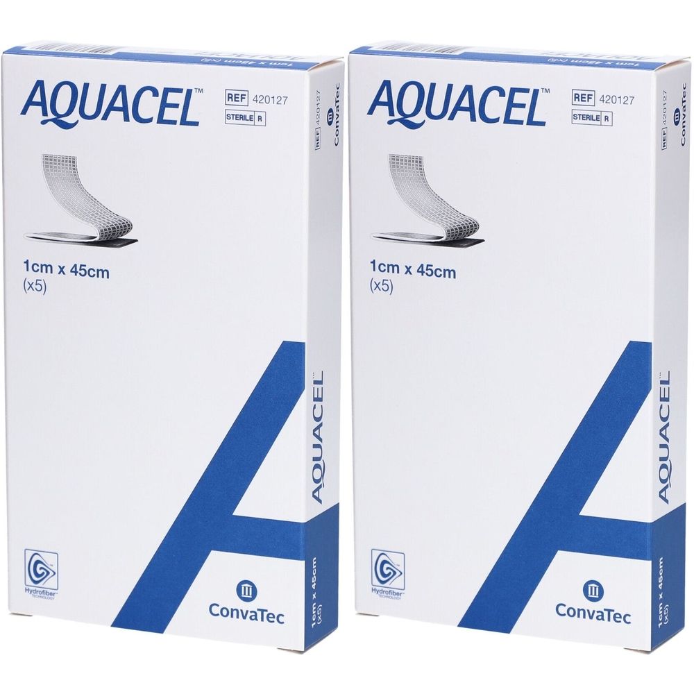 Aquacel Tamponade mit Verstärkungsfasern 5 Stück - 1 x 45cm