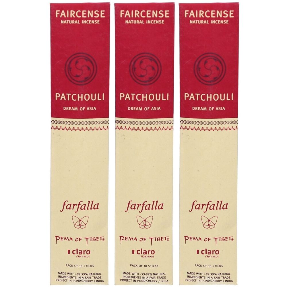 Farfalla Patchouli / Dream of Asia, Faircense Räucherstäbchen Bio