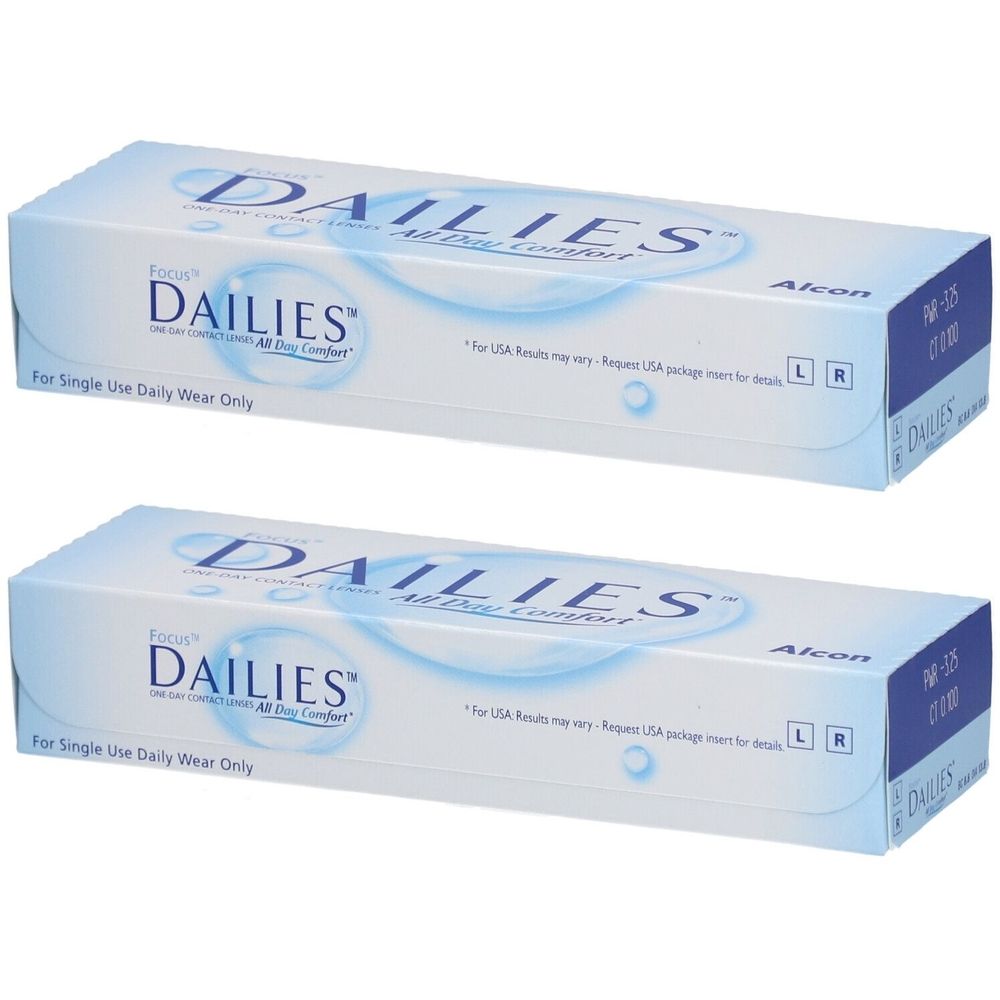 Focus® Dailies® All Day Comfort – Tageslinsen -3.25dpt