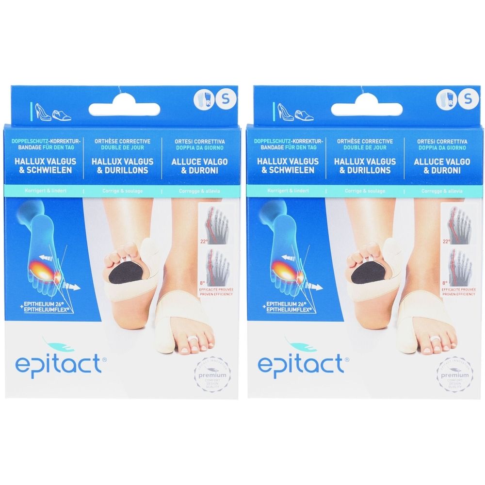 Epitact® Doppelschutz-Bandage S rechts