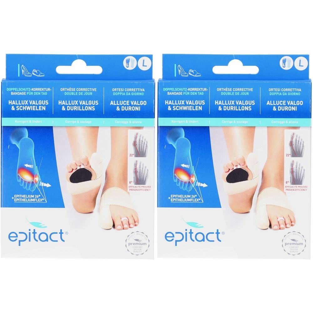 Epitact® Doppelschutz-Bandage L links