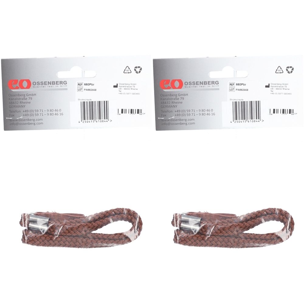 Ossenberg Stockschlaufe mit Gummiband braun