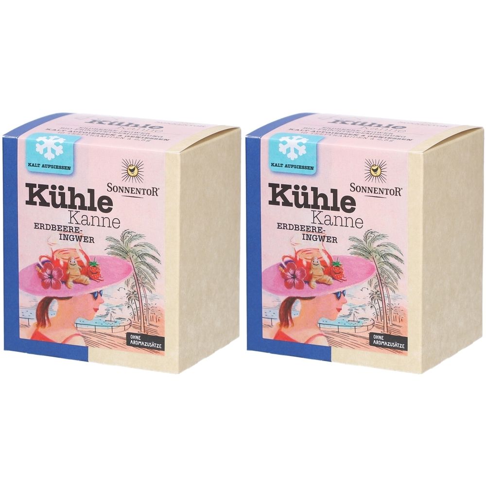 Sonnentor - Kühle Kanne Erdbeer-Ingwer Tee