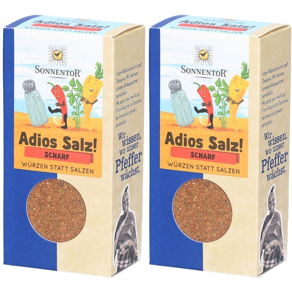 Sonnentor Adios Salz! Scharf - Bio-Gewürzmischung ohne Salzzusatz