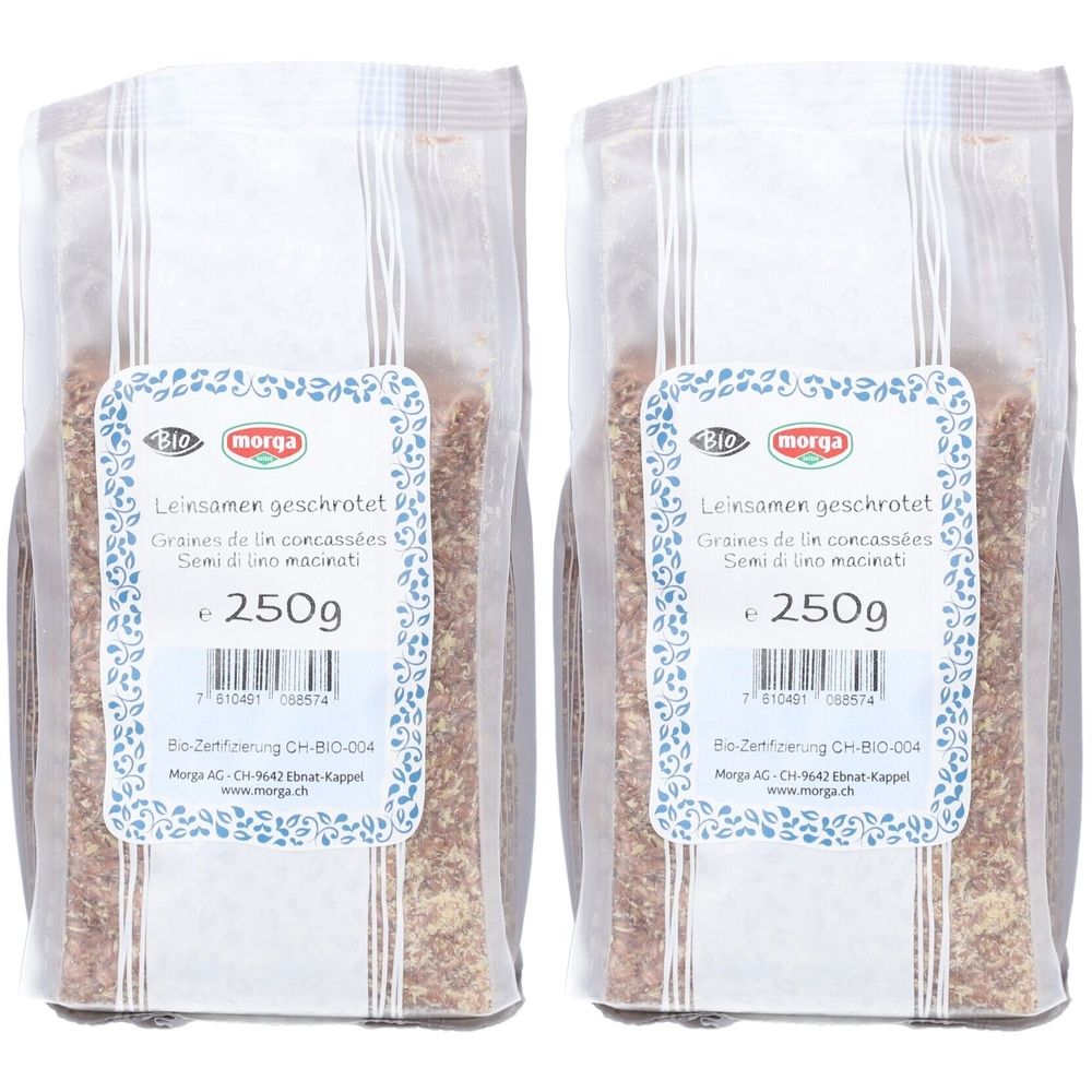 Morga Geschrotete Leinsamen Bio