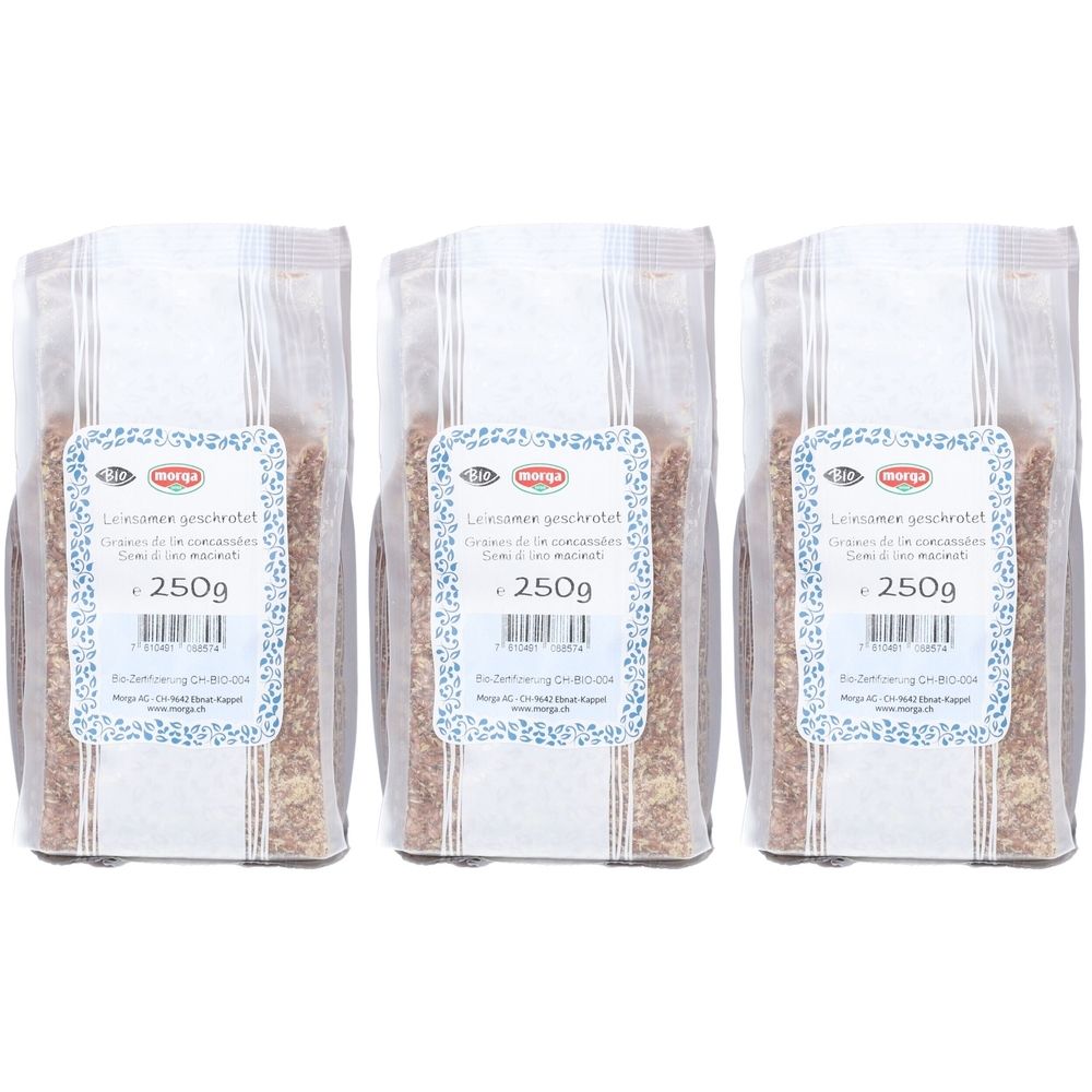 Morga Geschrotete Leinsamen Bio