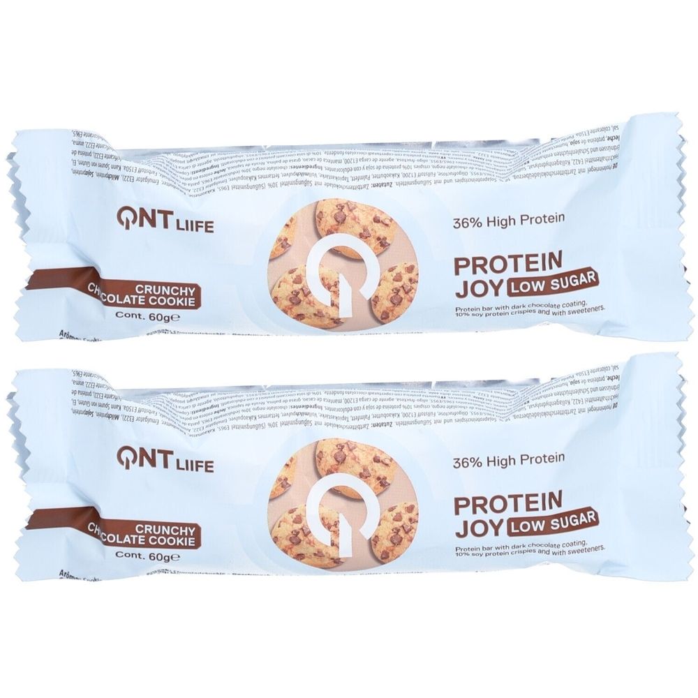 QNT Protein Joy Riegel Cookie & Cream – 36 % Eiweiss, wenig Zucker