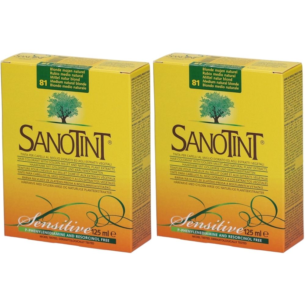 Sanotint Coloration Sensitiv 81 Mittel Naturblond
