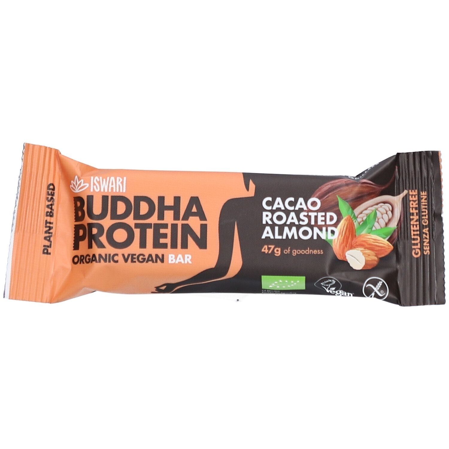 Iswari Buddha Protein - Proteinriegel Kakao und geröstete Mandeln bio