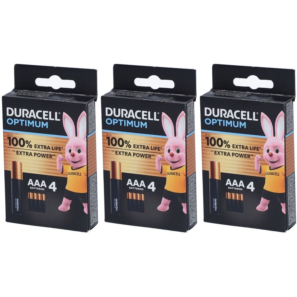 Duracell Optimum AAA Batterien 1,5 Volt