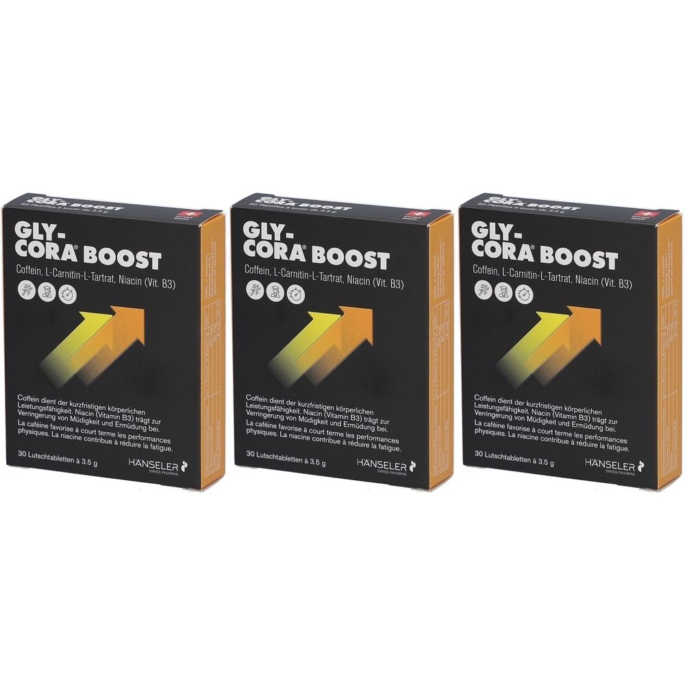 Gly-Cora Boost Lutschtabletten – Unterstützung für Energie und Konzentration