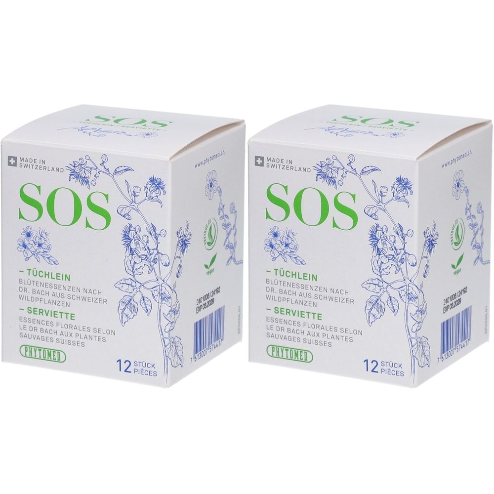 SOS Tüchlein Blütenessenzen