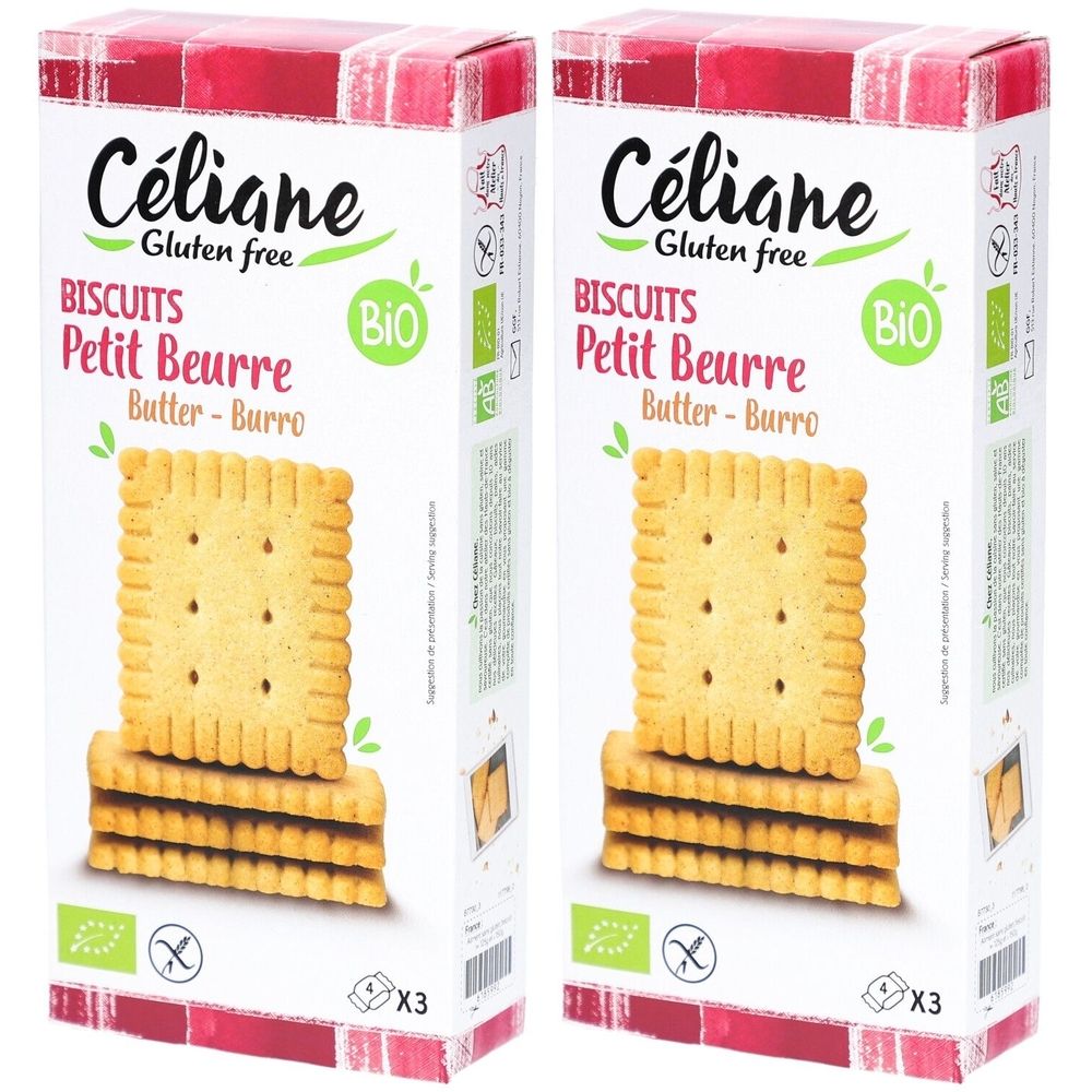 Céliane Glutenfreie Bio Petit Beurre Kekse