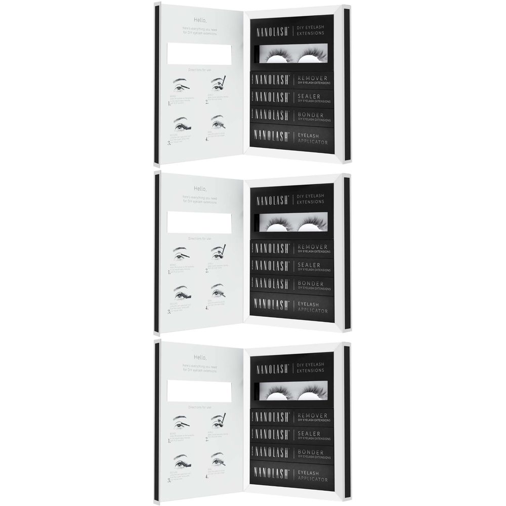 Nanolash® DIY Classy Starter Kit Wimpernverlängerung-Set für Zuhause