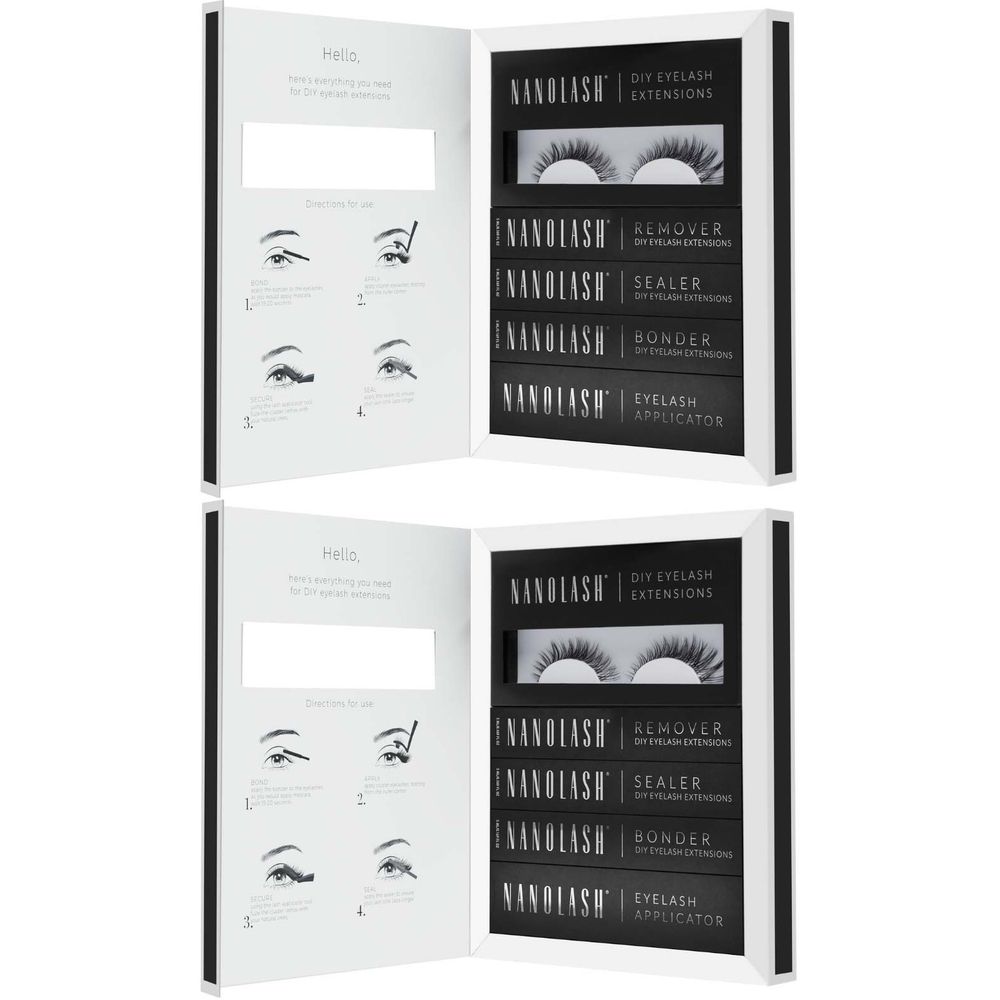 Nanolash® Charm-Etui Wimpernverlängerungs-Set für Zuhause