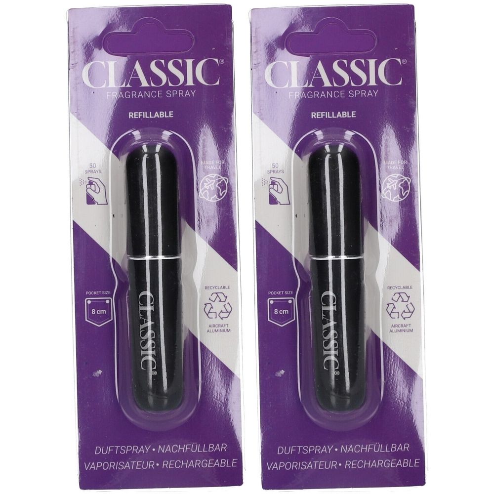 Classic® Nachfüllbarer Duftspray schwarz