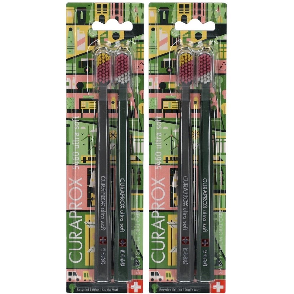Curaprox CS 5460 Ultra Soft - Recycled Edition - 3 Brosses à Dents